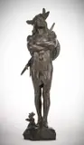 Hermon Atkins MacNeil, A Chief of the Multnomah Tribe, 1905, bronze