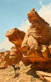 Sentinel at Split Rock by Frank McCarthy, 1990, oil on canvas, sold Jul 2014