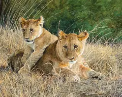 Big Brother by Jan Martin McGuire, acrylic on board, sold Jul 2014