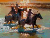 Dan Mieduch, Kings Go Forth, 2014, oil on board