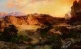 Thomas Moran, A Water Pocket, Northern Arizona, 1907, oil on canvas