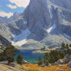 Sierra Gothic by Charles Muench, 2014, oil on canvas, sold Jul 2014