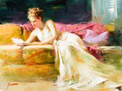 Pino, Love Story II, oil on canvas