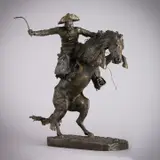 Frederic Remington, The Broncho Buster #12 (cast 1895), bronze