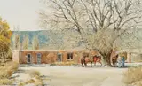 Morris Rippel, Cottonwood Tracery, 1978, watercolor on paper