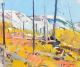 High Country by Carl Rungius, oil on canvas, sold Jul 2014