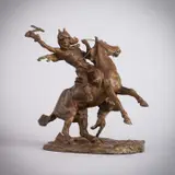 The Cryer by Charles Marion Russell, bronze, sold Jul 2014