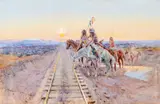 Charles Marion Russell, Trail of the Iron Horse