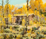 Conrad Schwiering, Homestead, oil on board