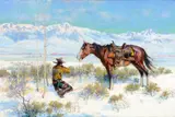 De Cost Smith, A Shot at the Bunch, 1898, oil on canvas