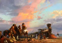 Mian Situ, The Iron Horse, oil on canvas