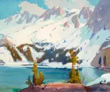 Orrin White, Sierra Lake, oil on canvas