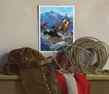 William Acheff, Big Bear Stories, 2013, oil on canvas