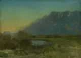 Albert Bierstadt, Mountain Landscape