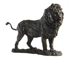 Serengeti Lion by Kenneth R. Bunn, 2000, bronze, No. 8/35, sold Jul 2013
