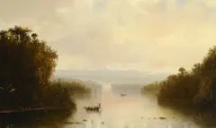 Norton Bush, Tropical Landscape, circa 1880, oil on canvas