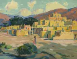 E. Irving Couse, Taos Pueblo