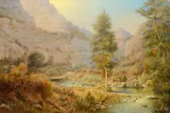Ralph E. DeCamp, Wolf Creek Canyon, 1917, oil on canvas