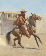 Maynard Dixon, Ranchero of Old California, 1904, watercolor on paper