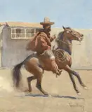 Maynard Dixon, Ranchero of Old California, 1904, watercolor on paper