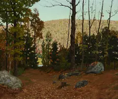 Ben Foster, Autumn Effect, oil on canvas