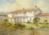 When Monterey Was Young by Percy Gray, watercolor on paper, sold Jul 2013