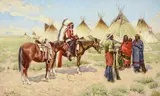 John Hauser, Indian Encampment