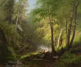 Hermann Herzog, Hunter in the Woods