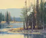 James Morgan, Leaving the High Country, 2002, oil on canvas