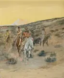 Charles Marion Russell, An Old Time Hunting Party