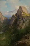 George Henry Smillie, Half Dome, Yosemite, 1915, oil on canvas