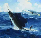 Frank Stick, Albert L. Salt Fighting Sailfish