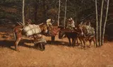 Craig Tennant, A Break in the Trail, oil on canvas