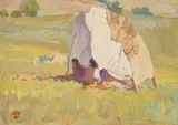 Maynard Dixon, Apache Shelter, White Mountain Reservation, Arizona