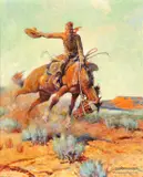 Nick Eggenhofer, Bronc Rider