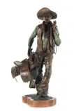 Daro Flood, The Mustanger, bronze, AP 2/3