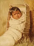 Grace Hudson, Annie - White Blanket