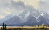 Wilson Hurley, West Wind of Mount Moran, oil on canvas