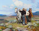 Frank Tenney Johnson, Conversation on the High Plains