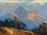 Ralph Love, Misty Morning, oil on canvas