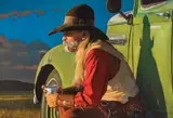 George Molnar, Waiting, 2012, oil on canvas