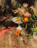 Richard Schmid, Hydrangea and Marigold