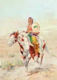 Olaf Carl Seltzer, Indian Scout