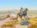 Olaf Carl Seltzer, Roping a Wild One