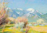 Joseph Henry Sharp, Taos Mountain New Mexico, Early Spring