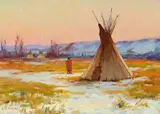 Joseph Henry Sharp, Encampment on the Yellowstone