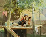 Mian Situ, Bathing Baby