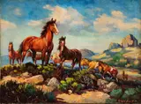 Olaf Wieghorst, Saddle Stock