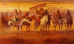 When Wolves Speak True by Roy Andersen, oil on canvas, sold Jul 2011
