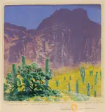 Gustave Baumann, Superstition Mountain